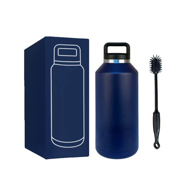 64oz Wide Mouth Stainless Steel Water Bottle