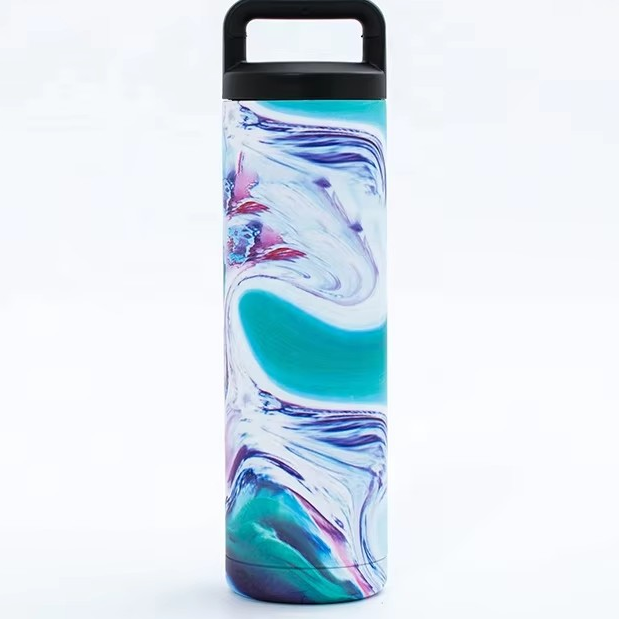 22oz Wide Mouth Stainless Steel Water Bottle