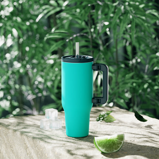 40oz Tumbler with Foldable Handle