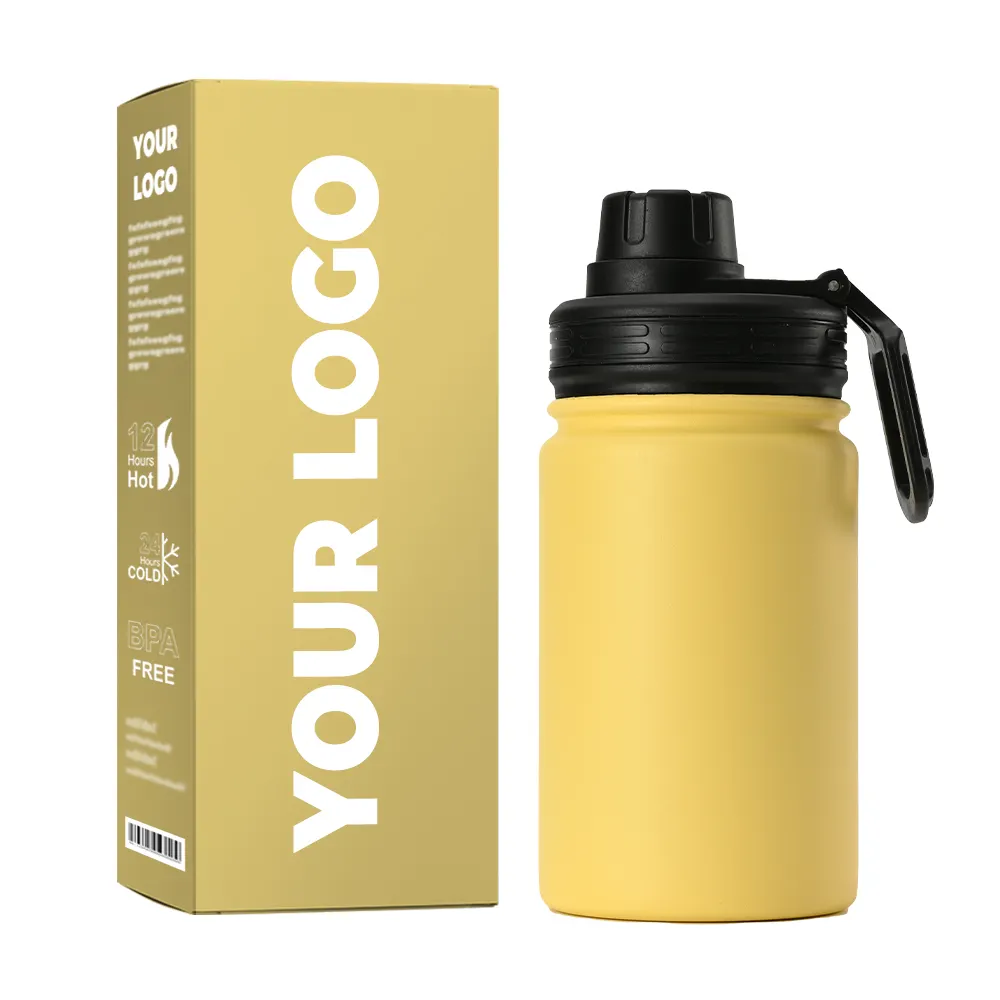 10oz Wide Mouth Stainless Steel Water Bottle