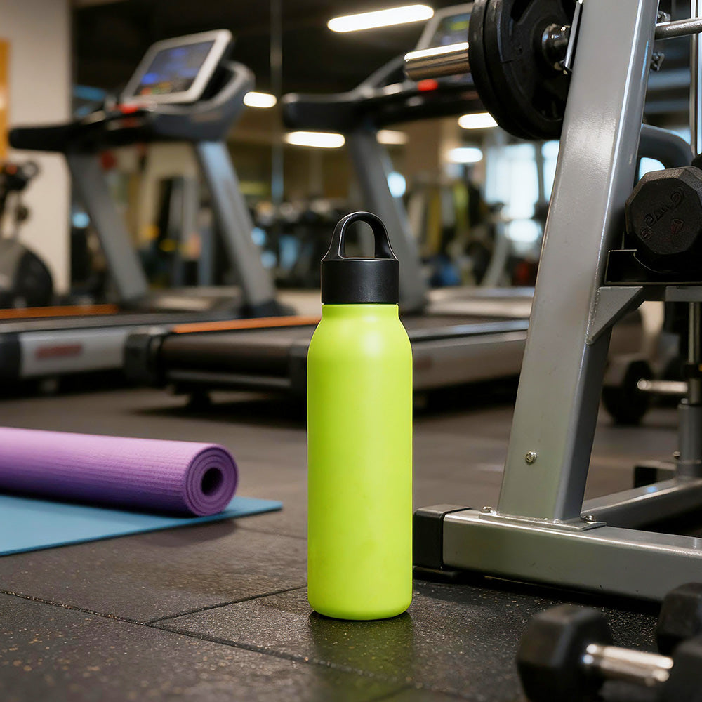 A  12oz/16oz/20oz vacuum insulated thermal bottle made of double wall stainless steel – eco-friendly drinkware with a secure lid.