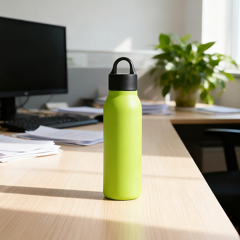 A  12oz/16oz/20oz vacuum insulated thermal bottle made of double wall stainless steel – eco-friendly drinkware with a secure lid.