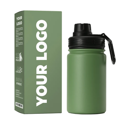 10oz Wide Mouth Stainless Steel Water Bottle