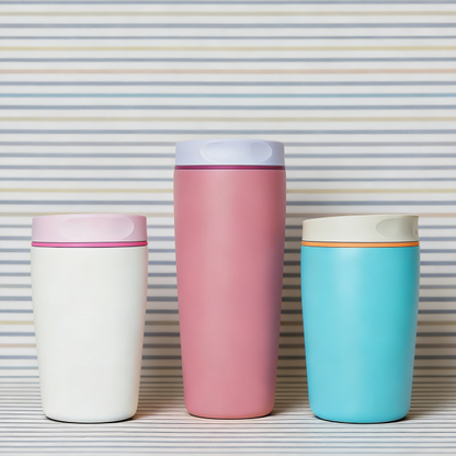 Custom Logo 20oz Stainless Steel Vacuum Insulated Thermos Leak Proof Double Wall Eco Friendly BPA Free with Sliding Lid