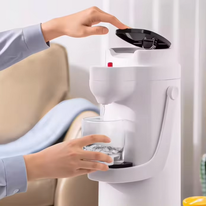 1.0L Stainless Steel Coffee Airpot Thermal Carafe Dispenser Pump with 12 to 24 Hours Vacuum Insulation for Boiling Water Safe