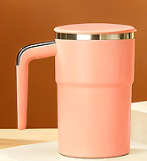380 ml Stainless Steel Vacuum Insulated Tumbler with Temperature Control and Magnetic Automatic Shaker, Portable Design for Home and Outdoor Use