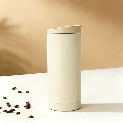 With a classic, customizable design, this 16oz/18oz double wall stainless steel coffee tumbler comes with a leak-proof lid to keep drinks hot or cold