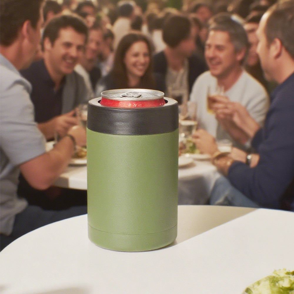 Stainless Steel Thermal Cup for Camping Hiking Commute, Double Wall Insulated, BPA Free, Durable Reusable Easy to Clean