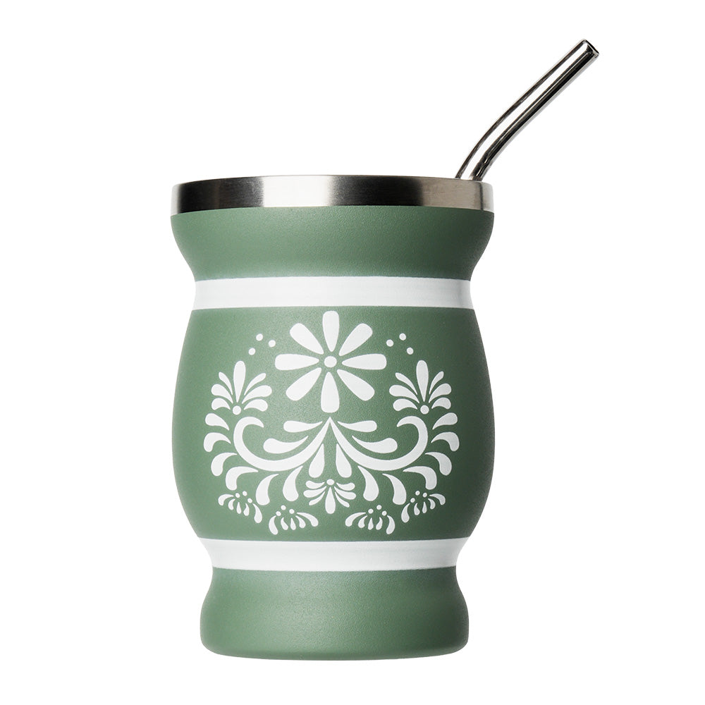 500ml Double Wall Stainless Steel Classic Straight Cup with Thermal Insulation for Hot and Cold Beverages