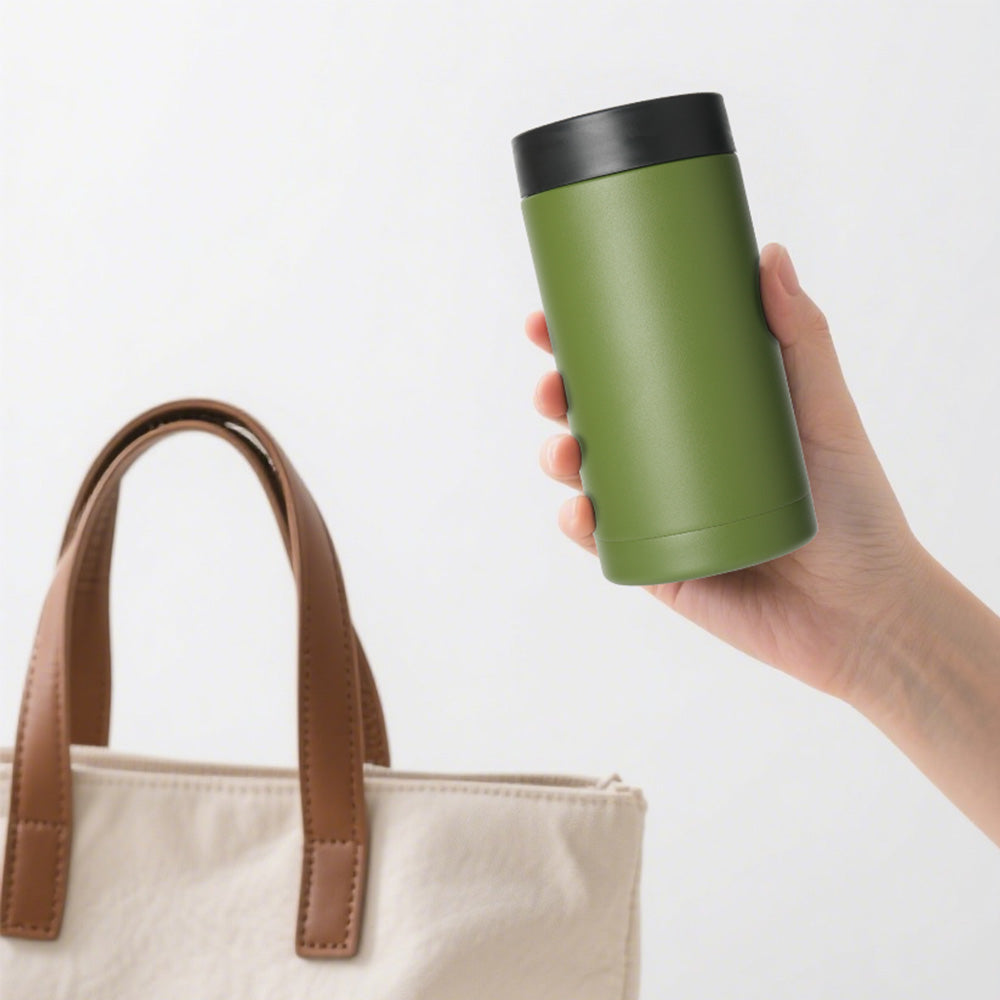 Stainless Steel Thermal Cup for Camping Hiking Commute, Double Wall Insulated, BPA Free, Durable Reusable Easy to Clean