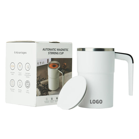 380 ml Stainless Steel Vacuum Insulated Tumbler with Temperature Control and Magnetic Automatic Shaker, Portable Design for Home and Outdoor Use