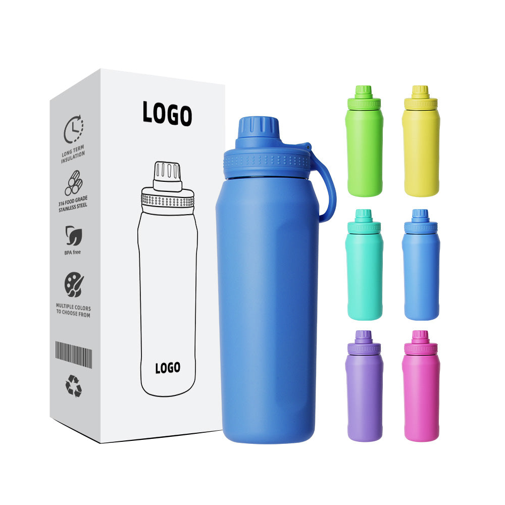 40oz Stainless Steel Travel Jug with Handle Thermal Insulated Bottle Mug Cup Tumbler Flask
