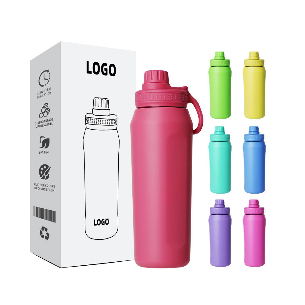 40oz Stainless Steel Travel Jug with Handle Thermal Insulated Bottle Mug Cup Tumbler Flask
