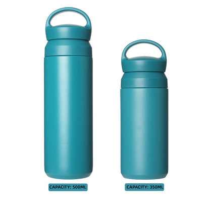Eco Friendly Double Wall Stainless Steel Insulated Flask Custom Logo Leak Proof Sports Design for Camping Hiking 350ml 500ml