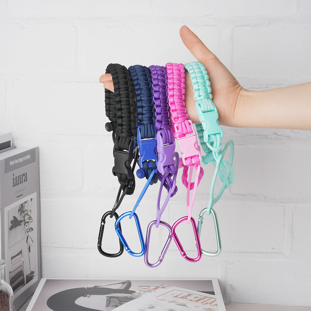 Heavy Duty Bottle Rope with Adjustable Length for a Secure Carry Handle on Large Thermos Portable Rope for Outdoor Sports and Travel