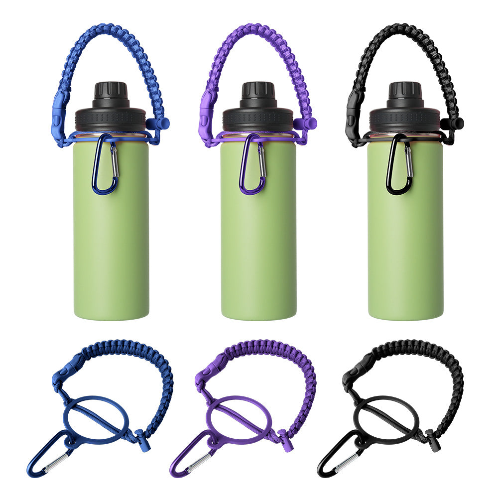 Heavy Duty Bottle Rope with Adjustable Length for a Secure Carry Handle on Large Thermos Portable Rope for Outdoor Sports and Travel
