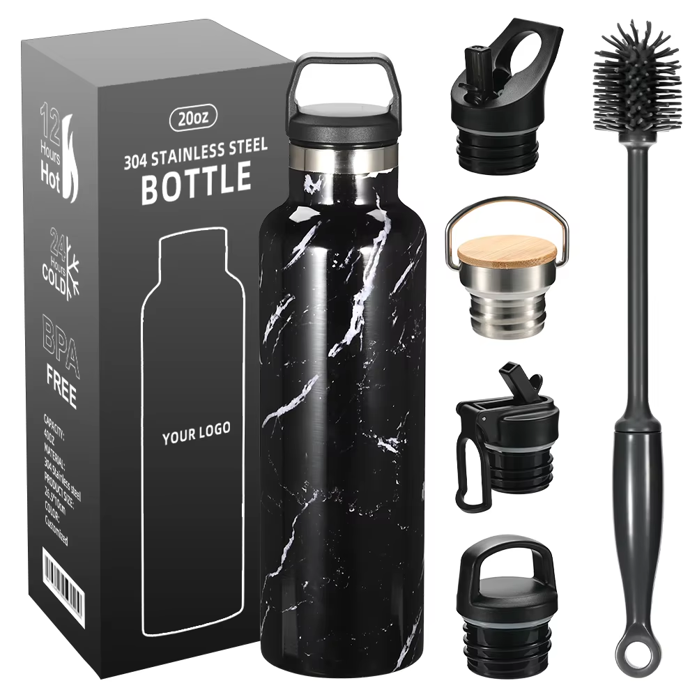 20oz Standard Mouth Stainless Steel Water Bottle