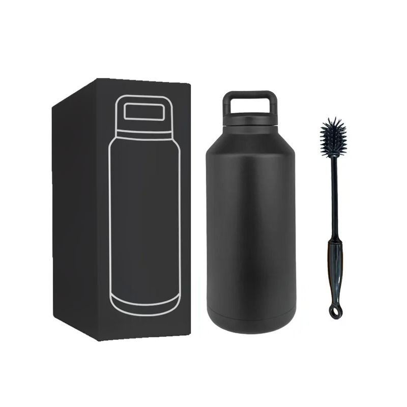 64oz Wide Mouth Stainless Steel Water Bottle