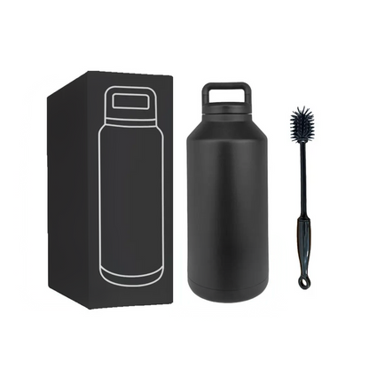 64oz Wide Mouth Stainless Steel Water Bottle