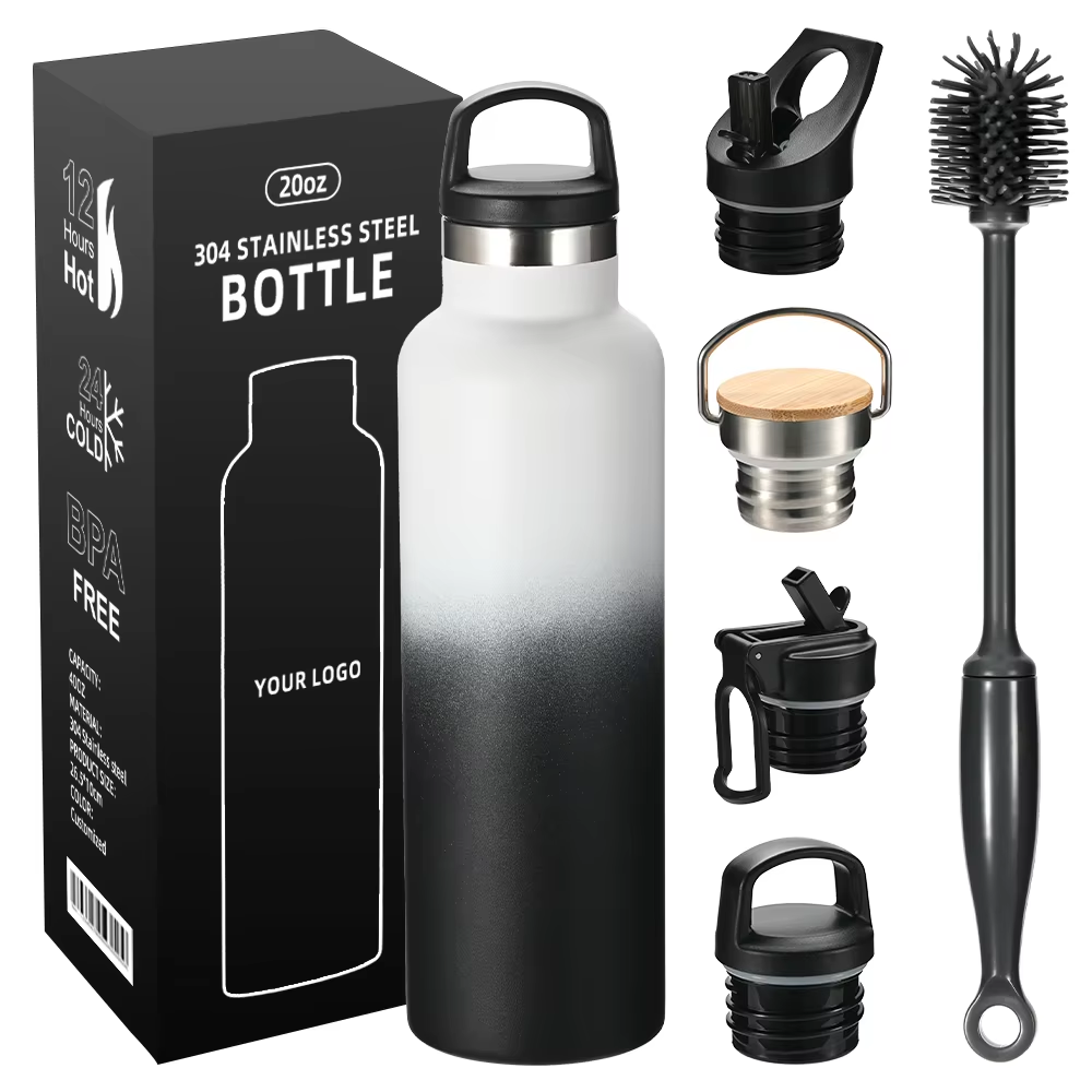 20oz Standard Mouth Stainless Steel Water Bottle