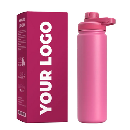 22oz Wide Mouth Stainless Steel Water Bottle