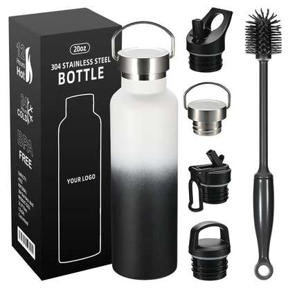 20oz Standard Mouth Stainless Steel Water Bottle