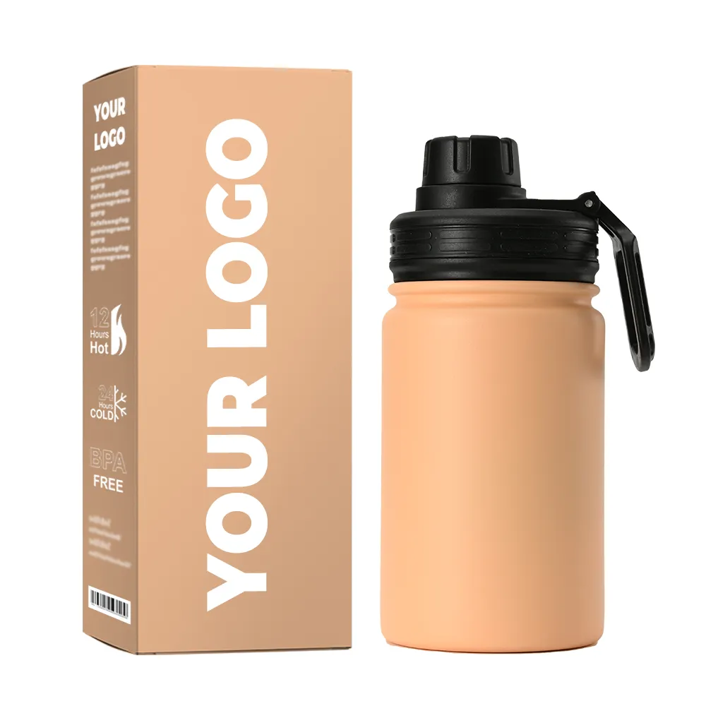 10oz Wide Mouth Stainless Steel Water Bottle