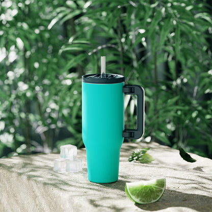40oz Tumbler with Foldable Handle